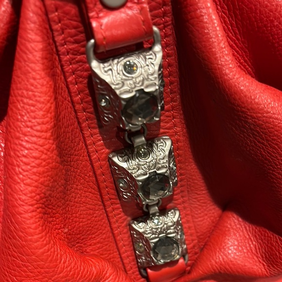 Red Leather Shoulder Bag - Picture 9 of 9